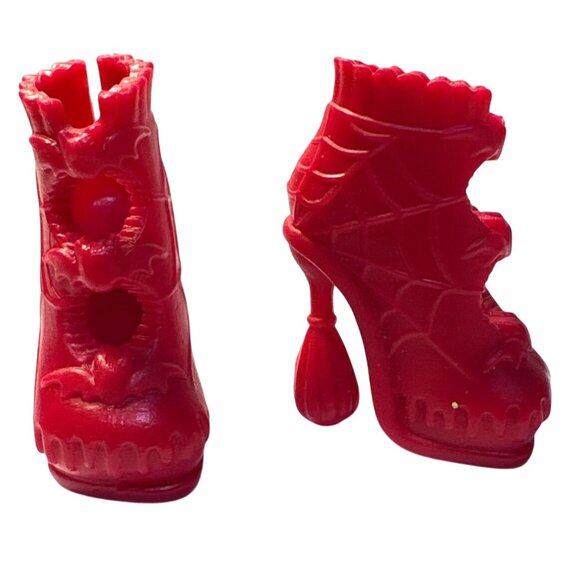 Monster High Shoes Boots Ghoul Fair Elissabat Heels Mattel - Picture 1 of 6